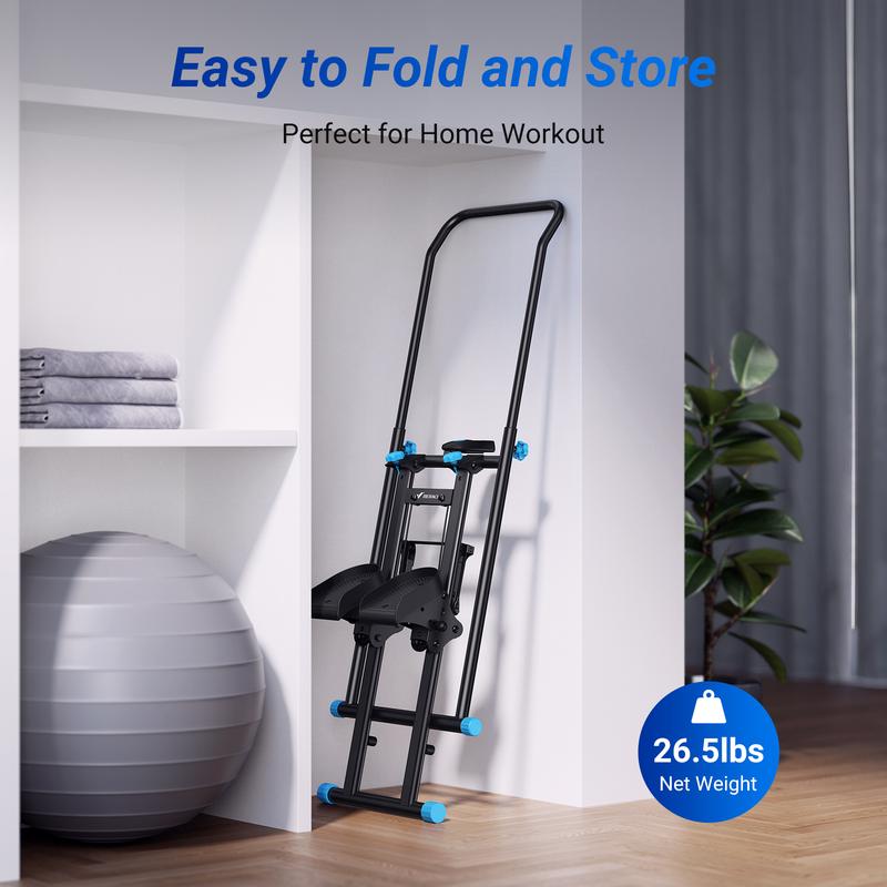 Compact Stair Stepper with Handlebars (300LBS Capacity)