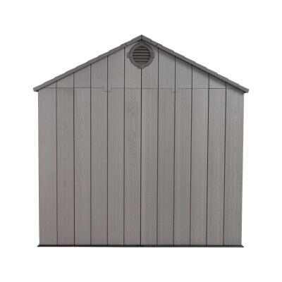 🔥Last Day Special Sale $39.99🔥Heavy-duty resin outdoor shed with lock, double doors and windows, windproof, rainproof and snowproof.