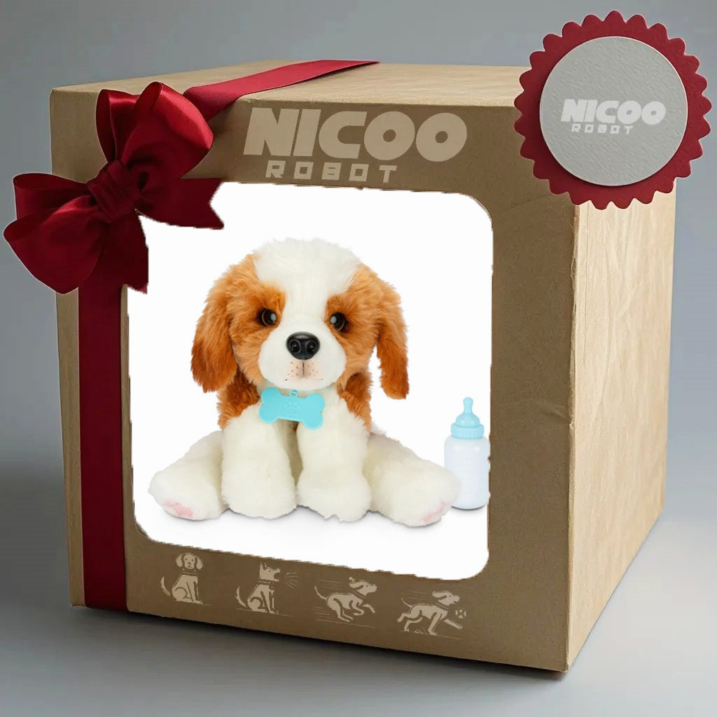 🐶NICOO - My Realistic Robot Puppy Walks, barks, and wags its tail—just like the real thing!