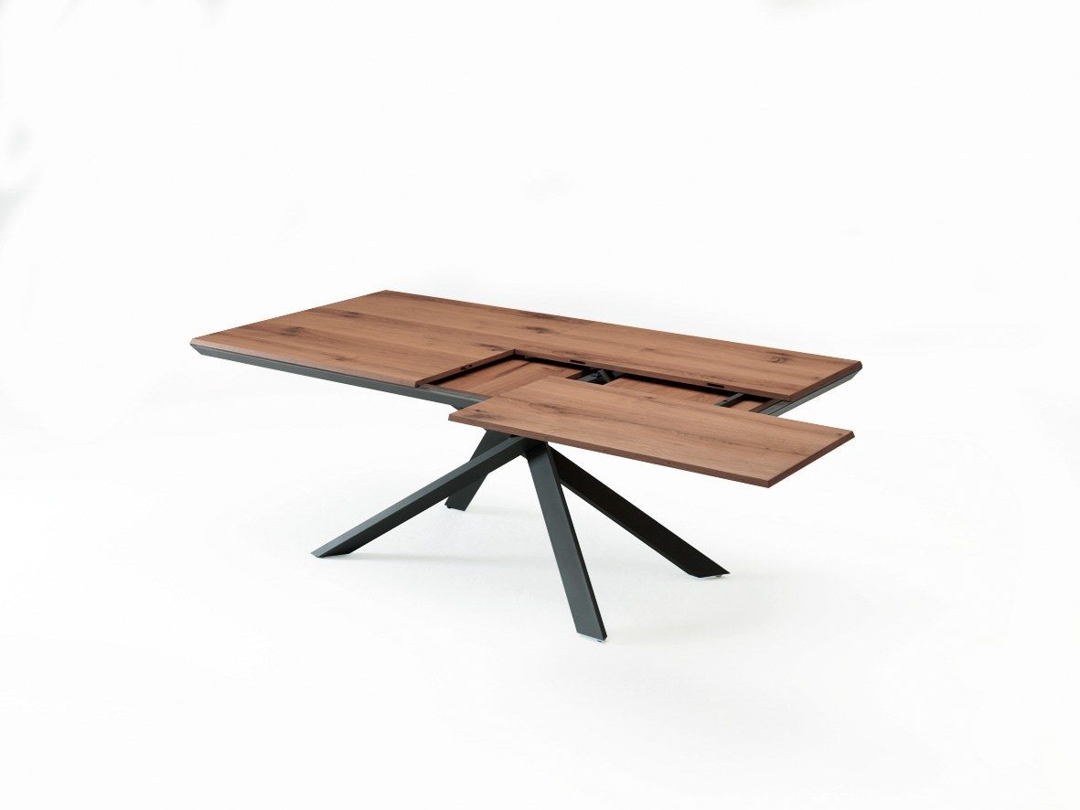 Extendable Geometric Dining Table