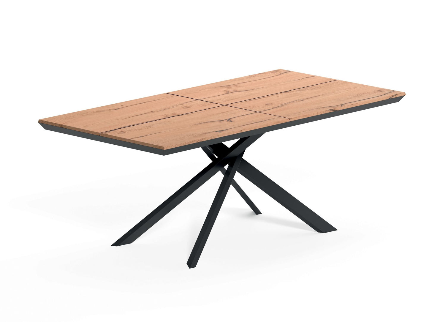 Extendable Geometric Dining Table