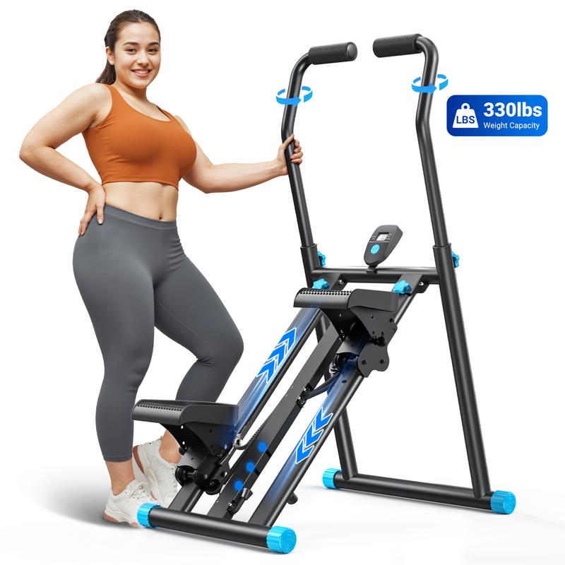 Compact Stair Stepper with Handlebars (300LBS Capacity)