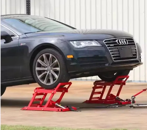 Last Day For Clearance💝80% off!🔥 Hydraulic Underbody Access Car Lift with Ramp