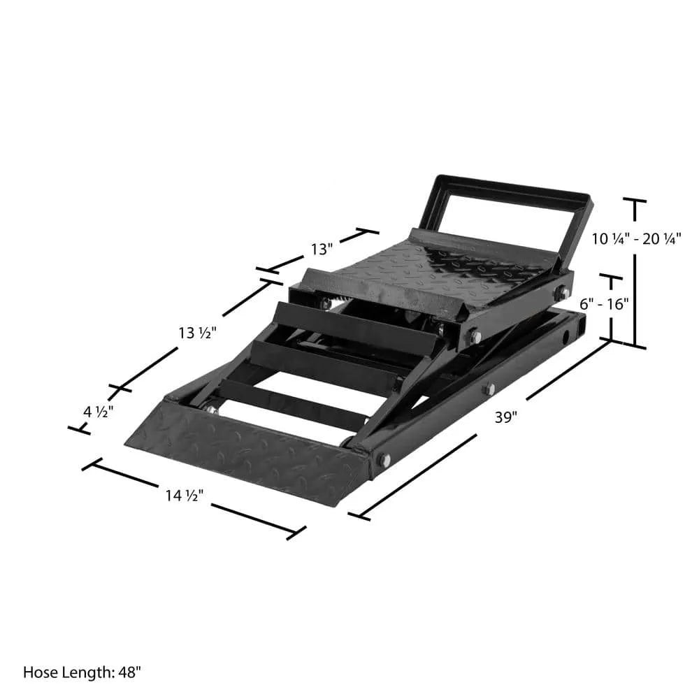 Last Day For Clearance💝80% off!🔥 Hydraulic Underbody Access Car Lift with Ramp
