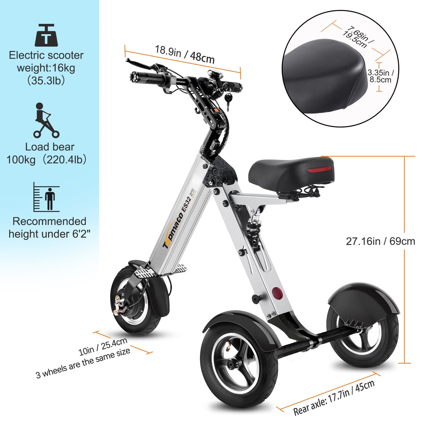 🎉Last Day Limited Time Offer✨Folding Mobility Scooter🛴