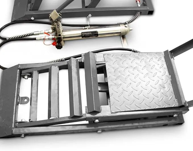Last Day For Clearance💝80% off!🔥 Hydraulic Underbody Access Car Lift with Ramp