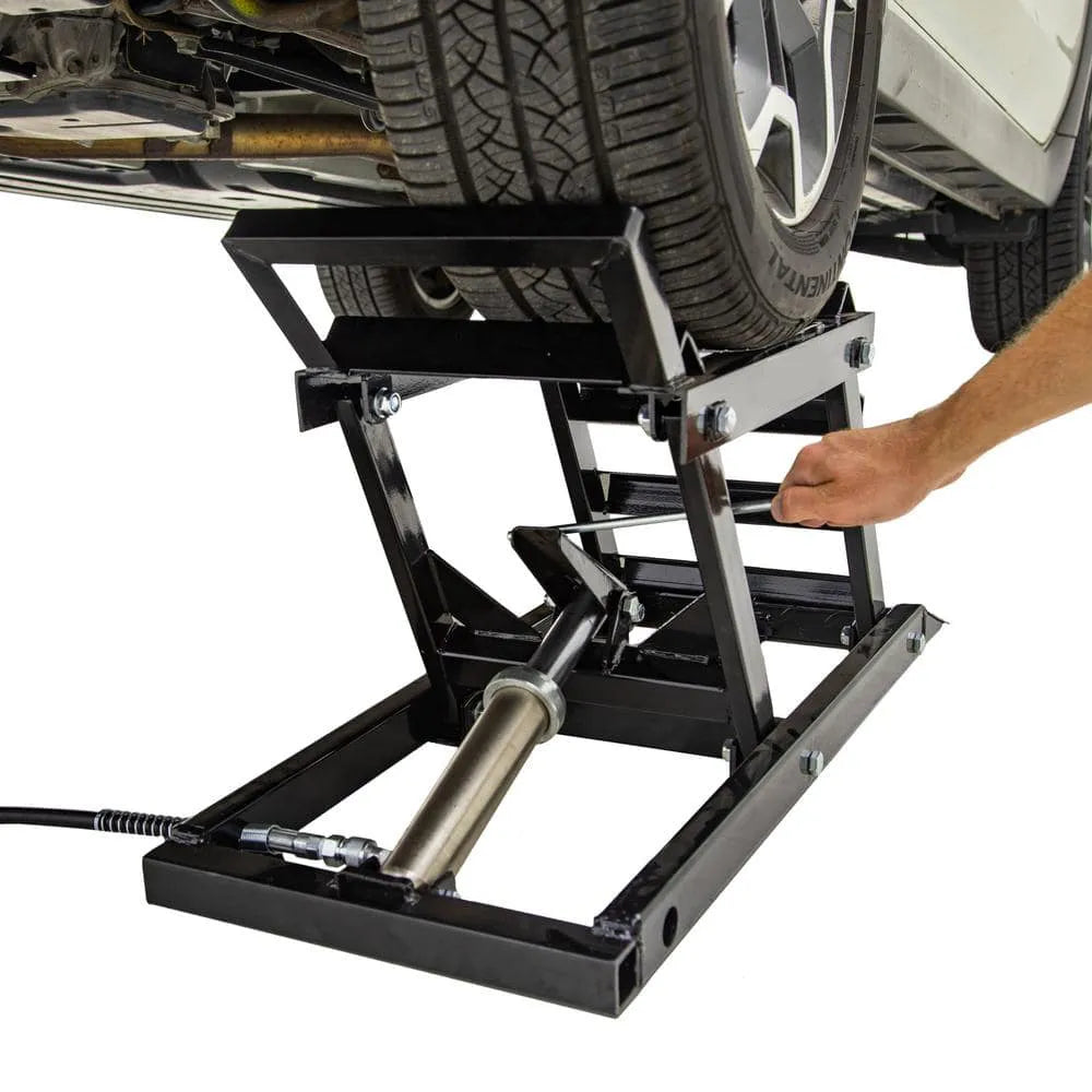 Last Day For Clearance💝80% off!🔥 Hydraulic Underbody Access Car Lift with Ramp