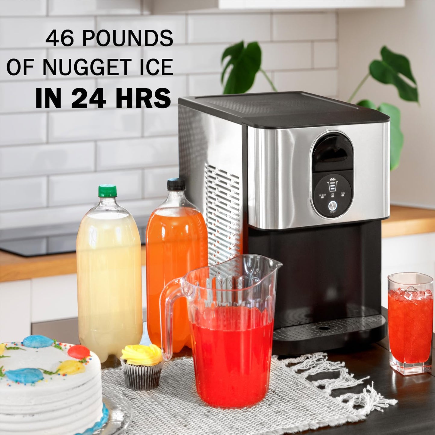 Ice Per day Countertop or portable Nugget Ice Maker