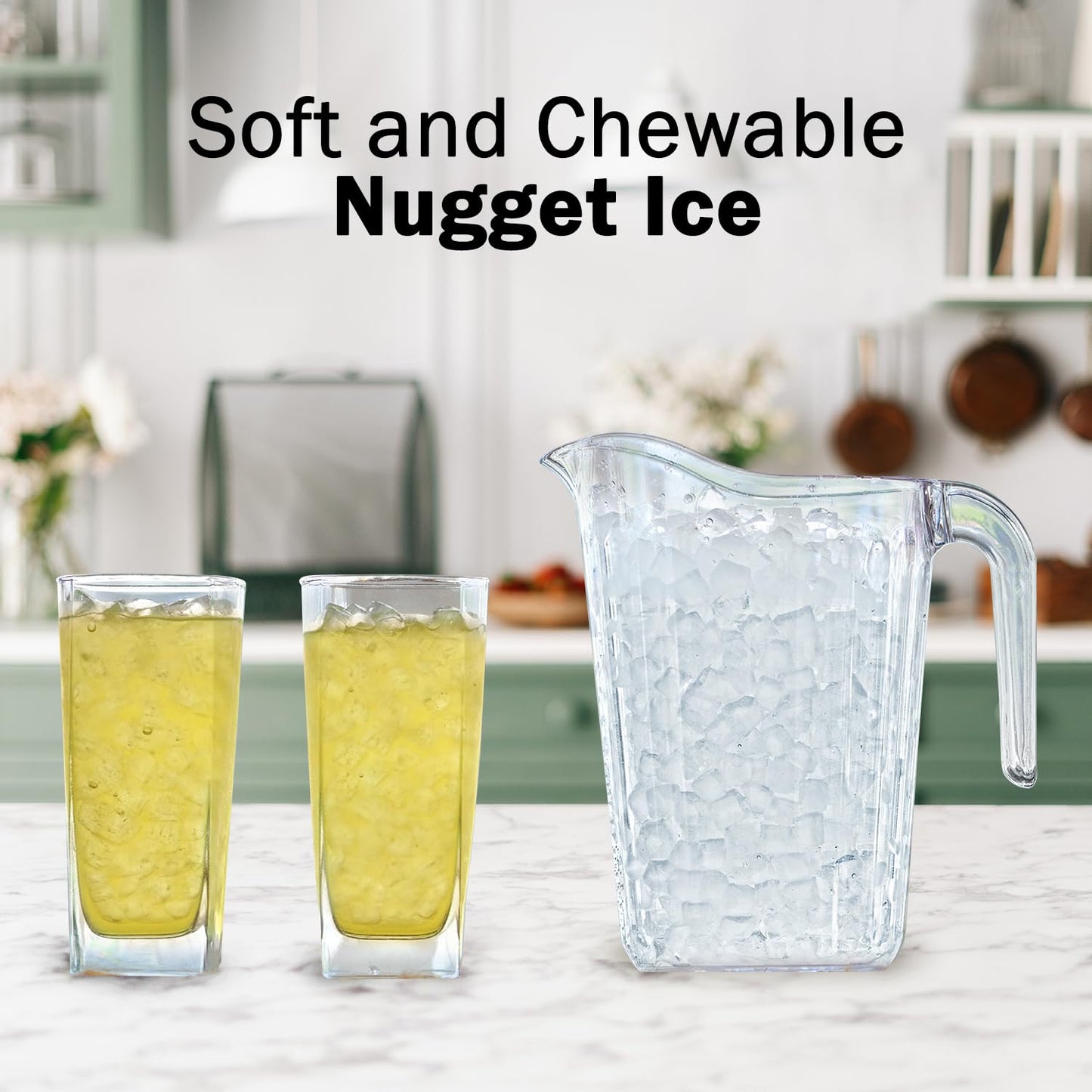 Ice Per day Countertop or portable Nugget Ice Maker