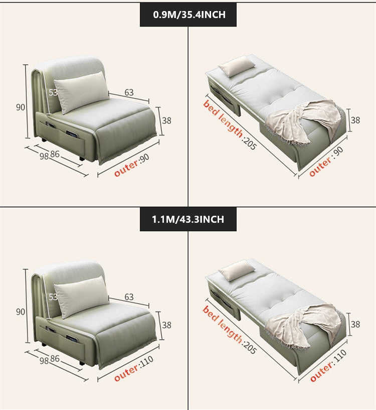 Limited Stock🔥Buy 1 Get 1 Free🎁Remote Controlled Power Sleeper Sofa Bed