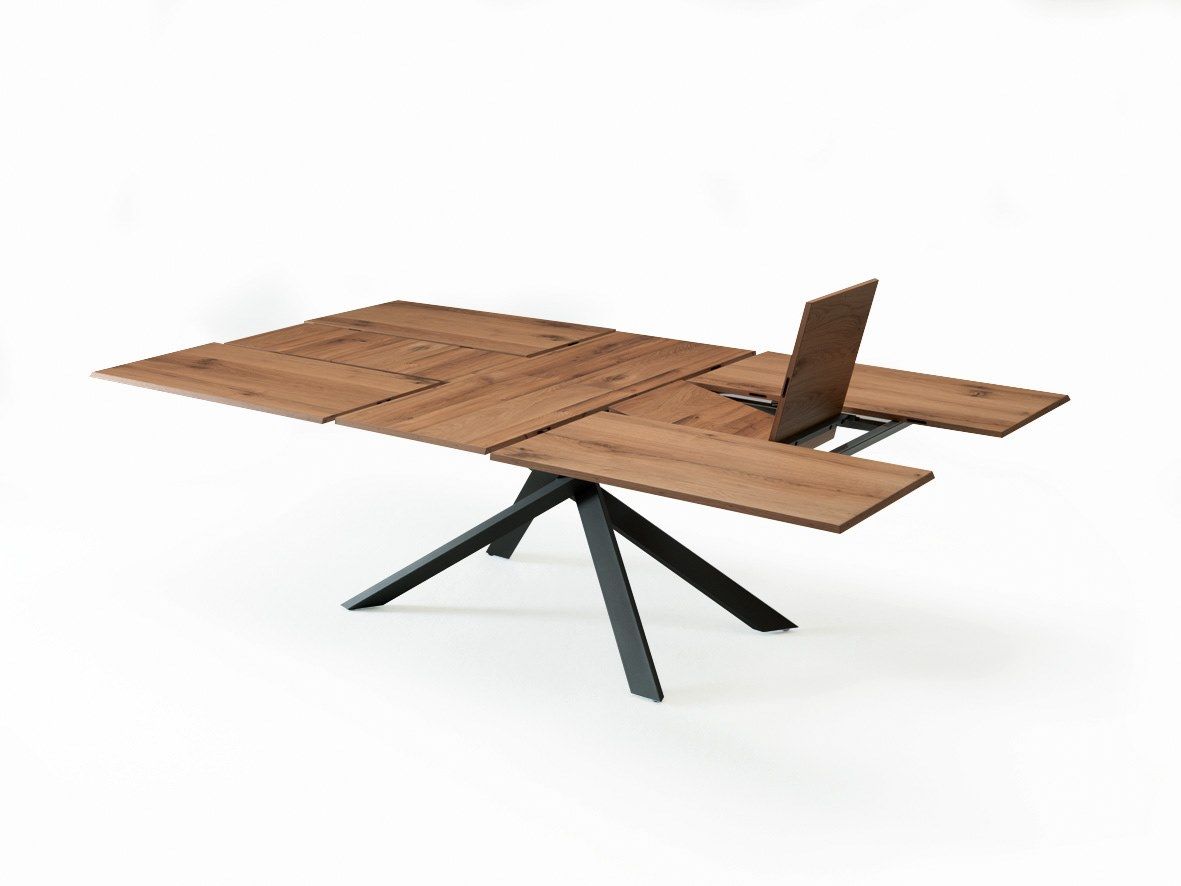 Extendable Geometric Dining Table