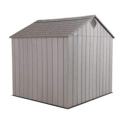 🔥Last Day Special Sale $39.99🔥Heavy-duty resin outdoor shed with lock, double doors and windows, windproof, rainproof and snowproof.
