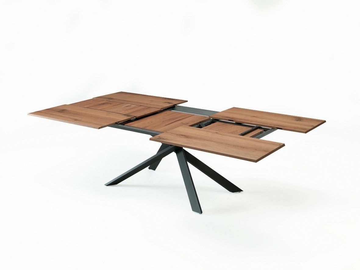 Extendable Geometric Dining Table