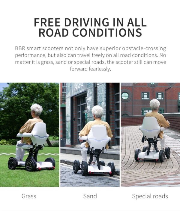 💝 Last Day For Clearance✨-All Terrain Electric wheelchair Scooter Auto Folding with Smart App Control