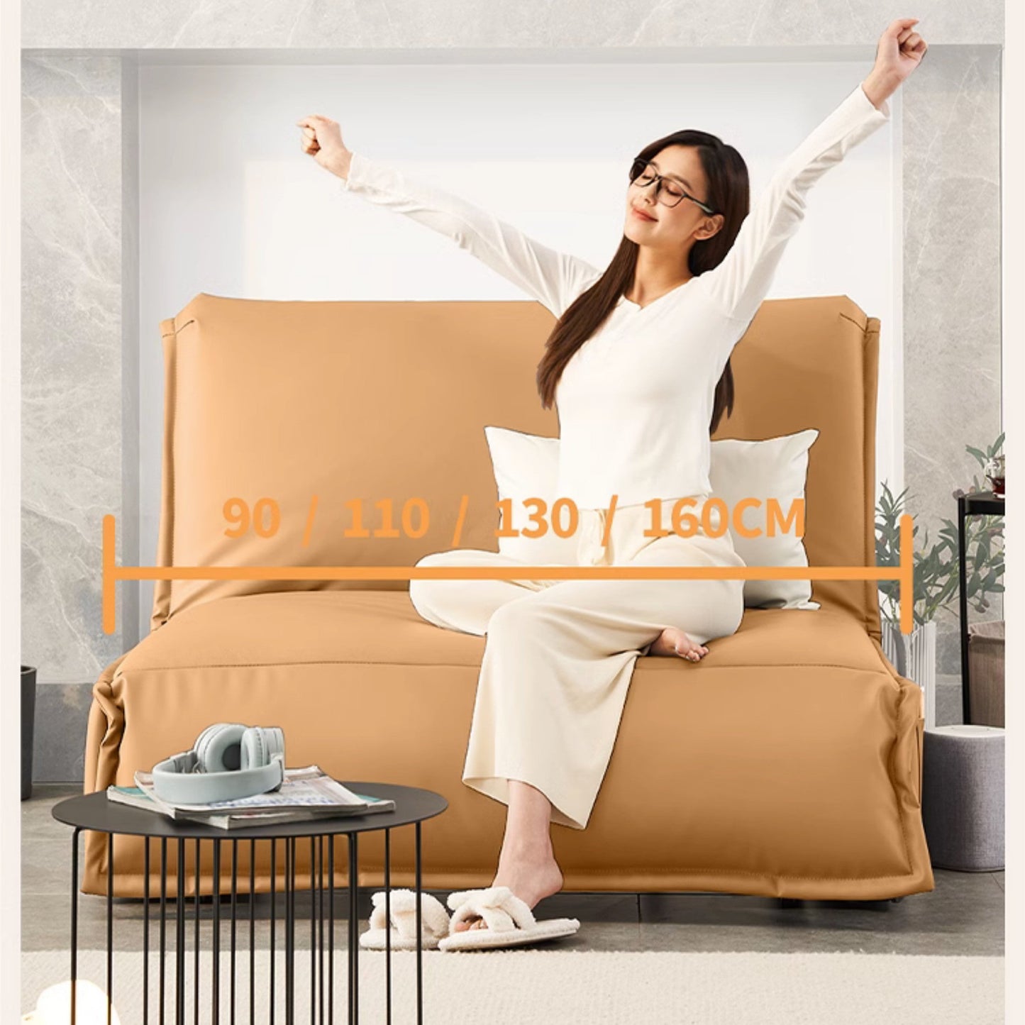 Limited Stock🔥Buy 1 Get 1 Free🎁Remote Controlled Power Sleeper Sofa Bed