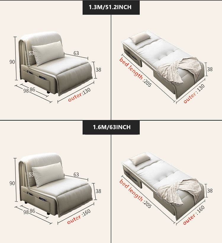 Limited Stock🔥Buy 1 Get 1 Free🎁Remote Controlled Power Sleeper Sofa Bed