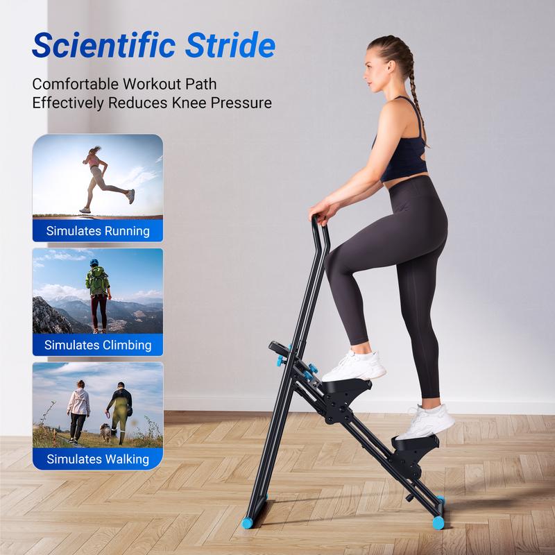 Compact Stair Stepper with Handlebars (300LBS Capacity)