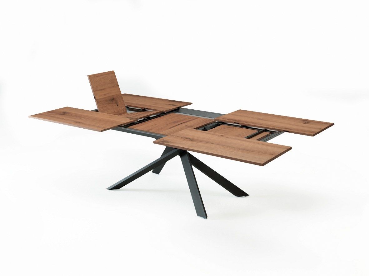 Extendable Geometric Dining Table