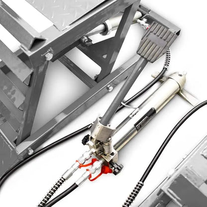 Last Day For Clearance💝80% off!🔥 Hydraulic Underbody Access Car Lift with Ramp