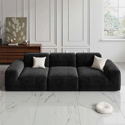 Compressed rolled-up sofa