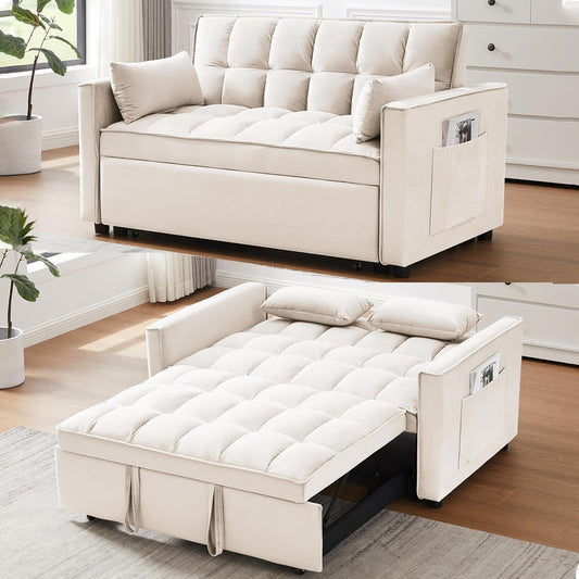 3 in 1 Convertible Pull Out Couch Bed