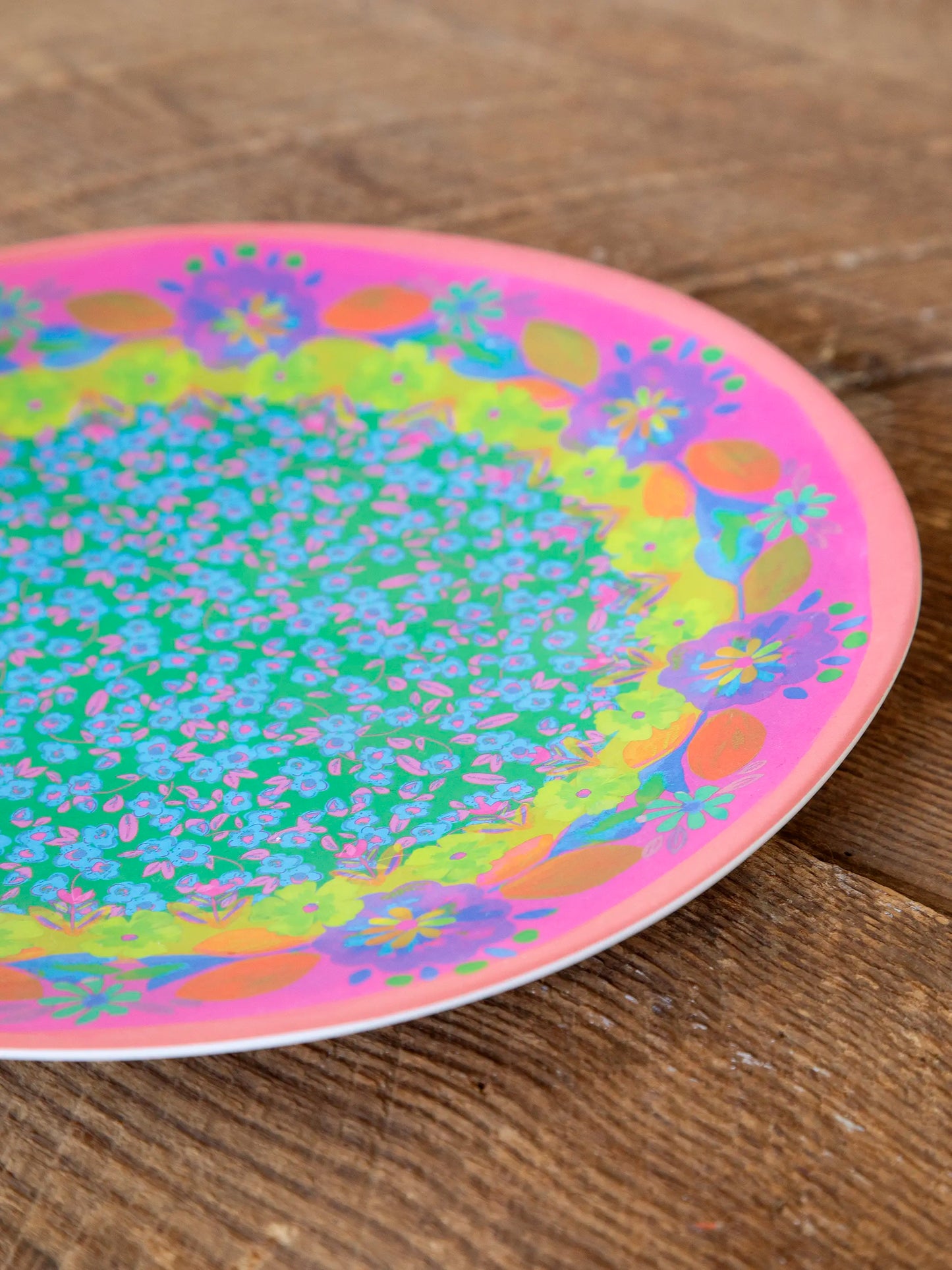 Mix & Match Melamine Dishes - Coral Dinner Plate