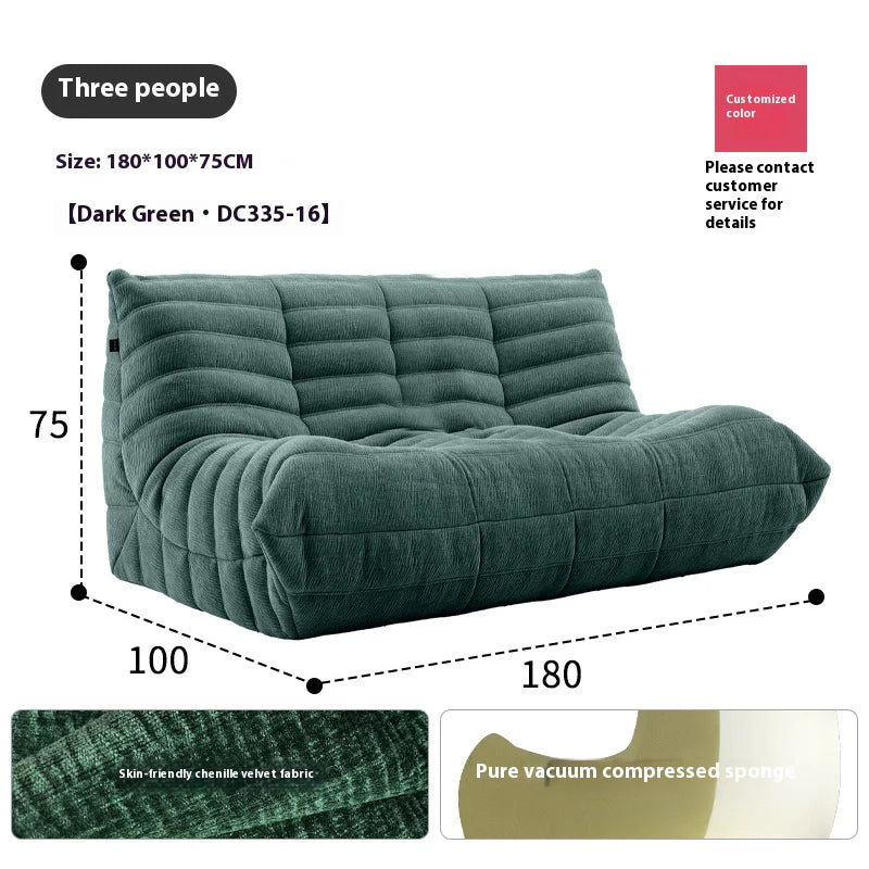Caterpillar Compressed Sofa
