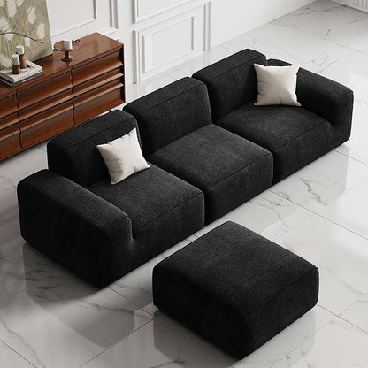 Compressed rolled-up sofa