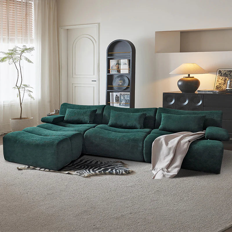 Compressed Fabric Sofa