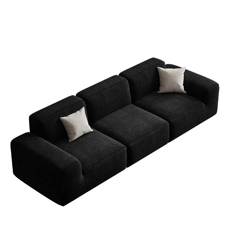 Compressed rolled-up sofa