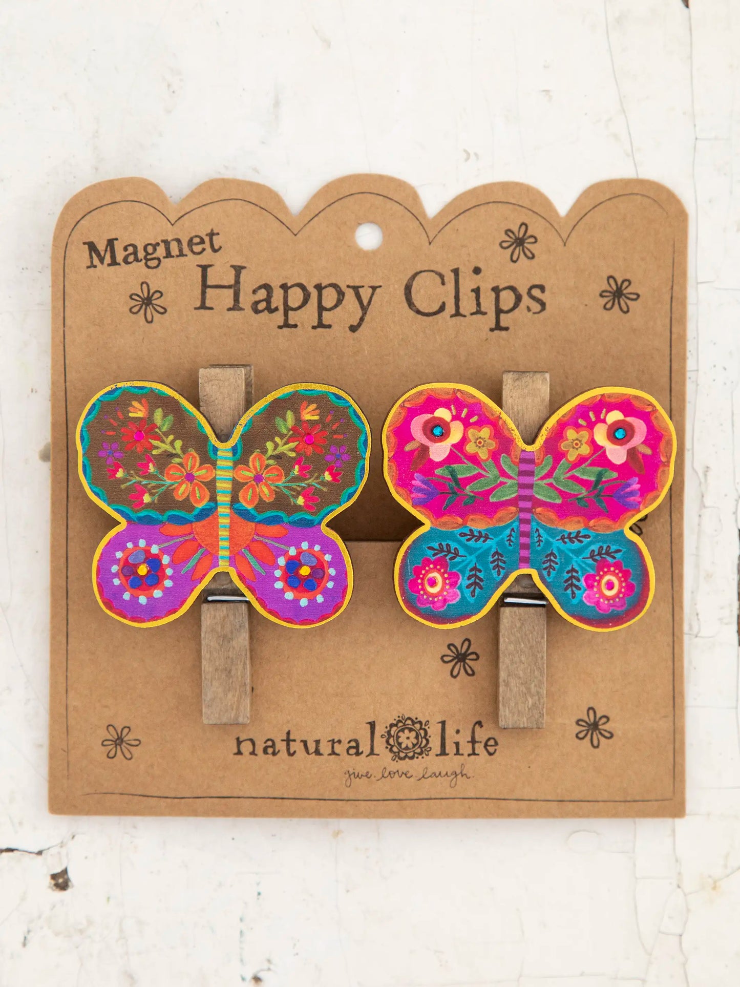 Magnet Happy Clips, Set of 2 - Butterfly
