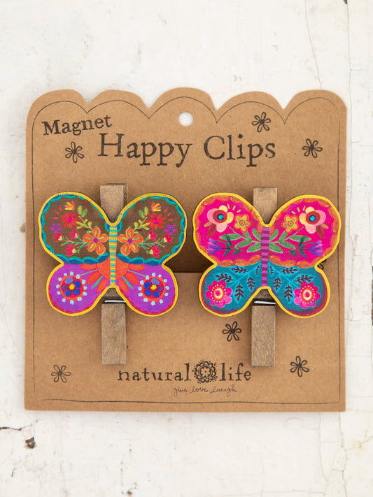 Magnet Happy Clips, Set of 2 - Butterfly