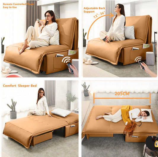 Limited Stock🔥Buy 1 Get 1 Free🎁Remote Controlled Power Sleeper Sofa Bed