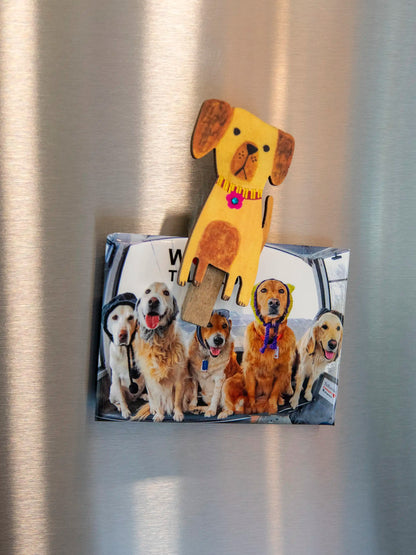 Magnet Happy Clips, Set of 2 - Dog