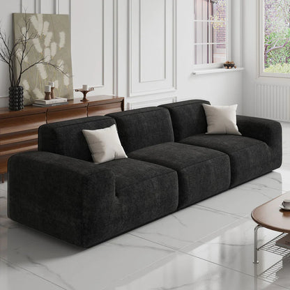 Compressed rolled-up sofa