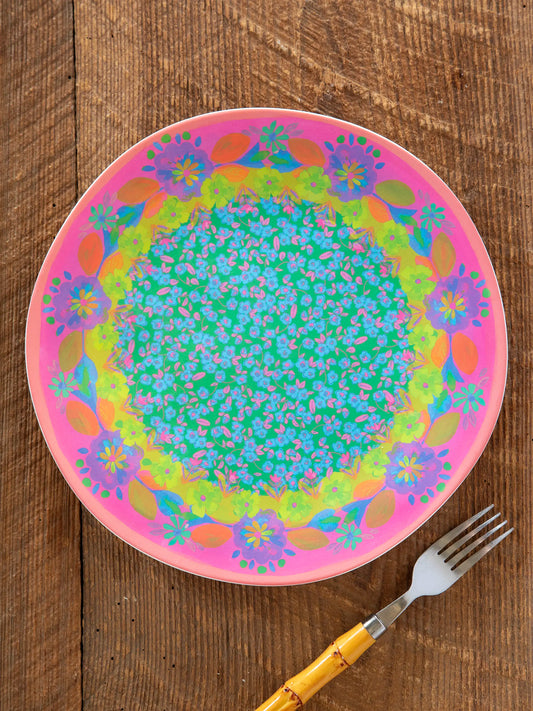 Mix & Match Melamine Dishes - Coral Dinner Plate