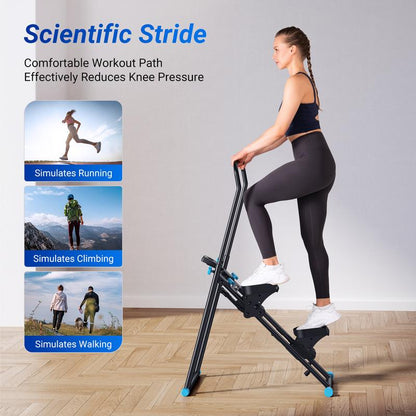 Compact Stair Stepper with Handlebars (300LBS Capacity)