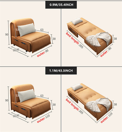 Limited Stock🔥Buy 1 Get 1 Free🎁Remote Controlled Power Sleeper Sofa Bed
