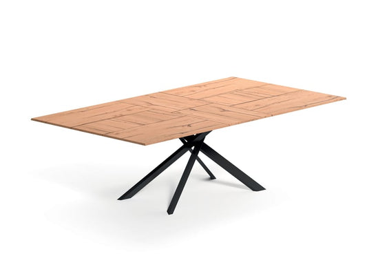 Extendable Geometric Dining Table